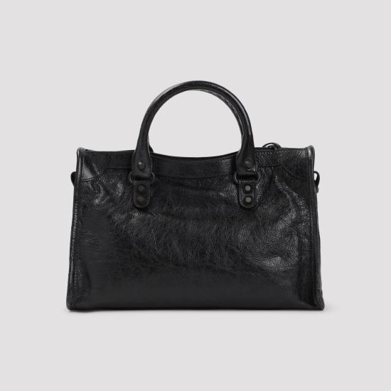 26FW 발렌시아가 르 시티 스몰 백 볼케닉 락 811442 2ABEK 1000 BLACK - BALENCIAGA