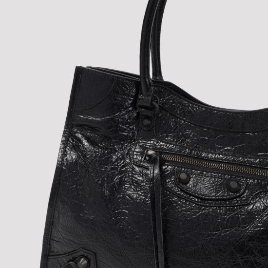 26FW 발렌시아가 르 시티 토트백 852609 2ABEK 1000 BLACK - BALENCIAGA