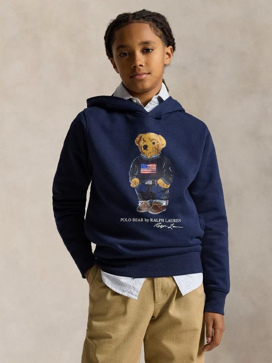 26FW [키즈] 랄프 로렌 티셔츠 323A10529 001 CRUISE NAVY CORE BEAR - RALPH LAUREN