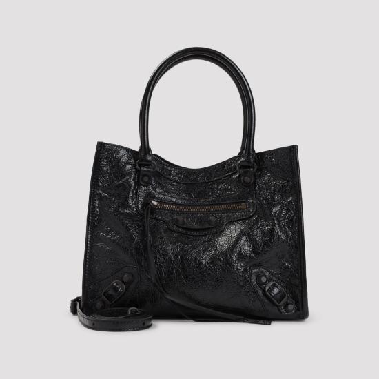 26FW 발렌시아가 르 시티 토트백 852608 2ABEK 1000 BLACK - BALENCIAGA