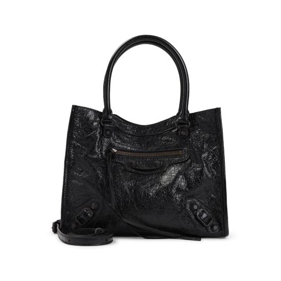 26FW 발렌시아가 르 시티 토트백 852608 2ABEK 1000 BLACK - BALENCIAGA