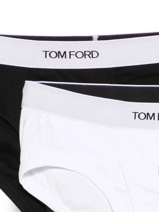 26FW 톰포드 팬티  T4XC12270 999 BLACK WHITE - TOMFORD
