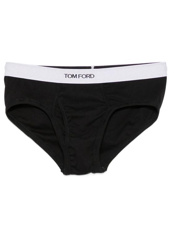 26FW 톰포드 팬티  T4XC12270 999 BLACK WHITE - TOMFORD