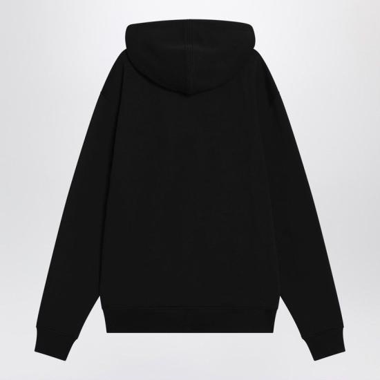 26FW 아미 후드 티셔츠 BFUSW235U730 001 BLACK - AMI