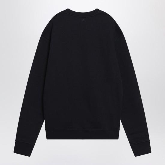26FW 아미 스몰 하트 로고 스웨트셔츠 BFUSW035U730 001 BLACK - AMI