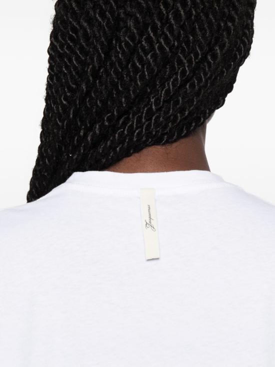 26FW 자크뮈스 자크뮈스 티셔츠 TSW00596AJ00289 100 WHITE - JACQUEMUS