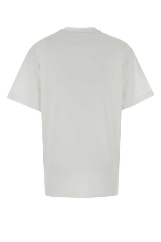 25FW 구찌 로고 자수 코튼 저지 반팔 티셔츠 837959XJHJR 9692 WHITE - GUCCI