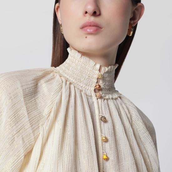 26FW 짐머만 블라우스 9074TSS261CO CR BEIGE - ZIMMERMANN