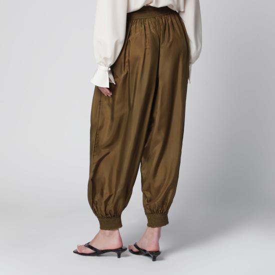 26FW 짐머만 팔라초 팬츠 7738PSS263SI OL GREEN - ZIMMERMANN
