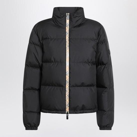 26FW 버버리 체크 테이프 앰블사이드 푸퍼 자켓 8110250168326 A1189 BLACK