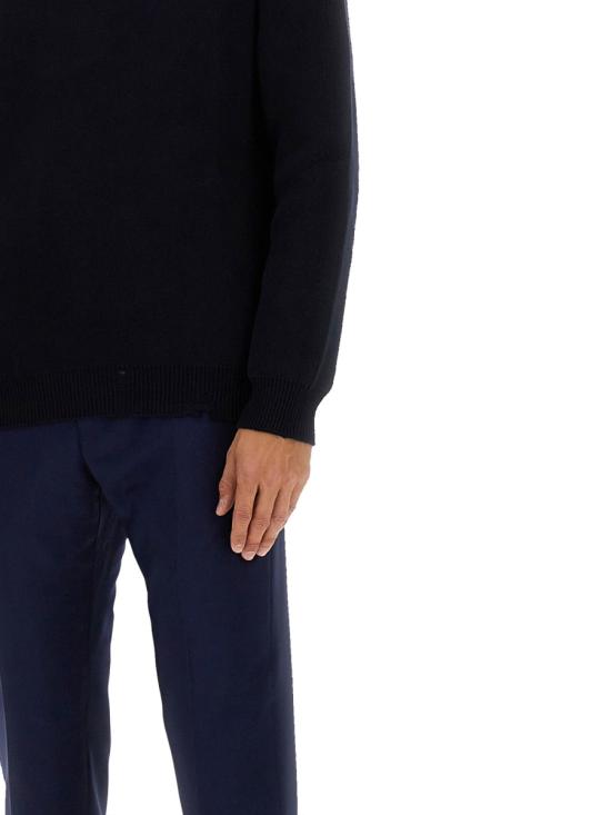 26FW 골든구스 코튼 라운드넥 스웨터 GMP00839P000662 50486 BLUE - GOLDEN GOOSE