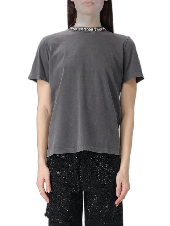 26FW 골든구스 크리스털 레귤러 반팔 티셔츠 GWP01220P000670 60318 GREY