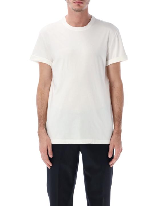 26FW 골든구스 반팔 티셔츠 GMP01220P000638 10363 WHITE - GOLDEN GOOSE