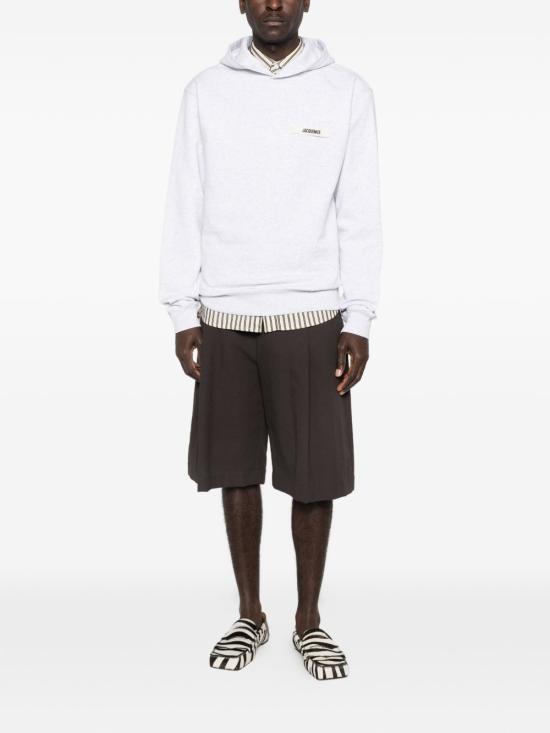 26FW 자크뮈스 그로그랭 후드 티셔츠 HOM00247AJ00126 950 GREY - JACQUEMUS