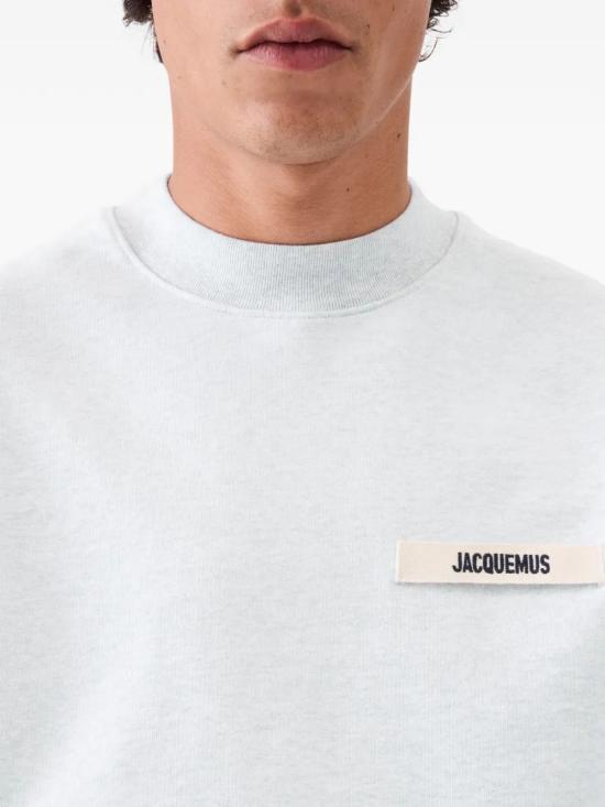 26FW 자크뮈스 그로그랭 스웨트 셔츠 SSM00206AJ00126 950 GREY - JACQUEMUS