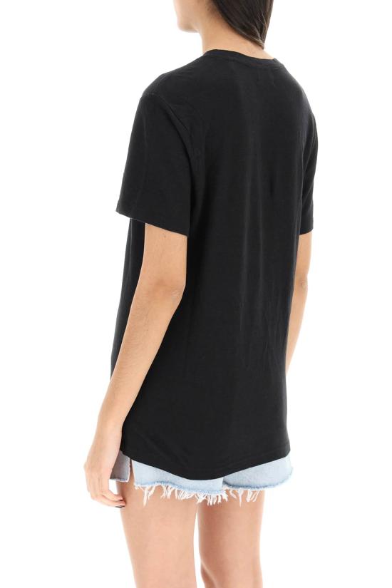 26FW 이자벨마랑에뚜왈 즈웰 로고 티셔츠 TS0001FBA1N10E 01BK BLACK - ISABEL MARANT ETOILE