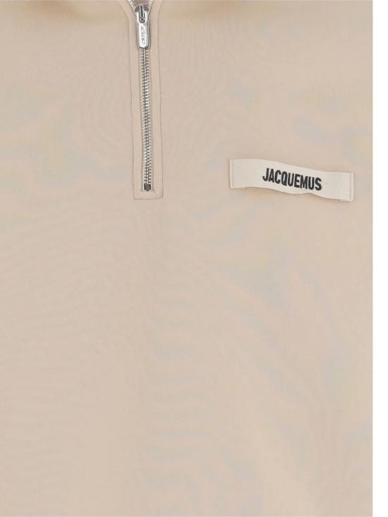 26FW 자크뮈스 하프 집업 스웨트 셔츠 SSM00313AJ00174 150 BEIGE - JACQUEMUS