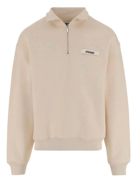 26FW 자크뮈스 하프 집업 스웨트 셔츠 SSM00313AJ00174 150 BEIGE