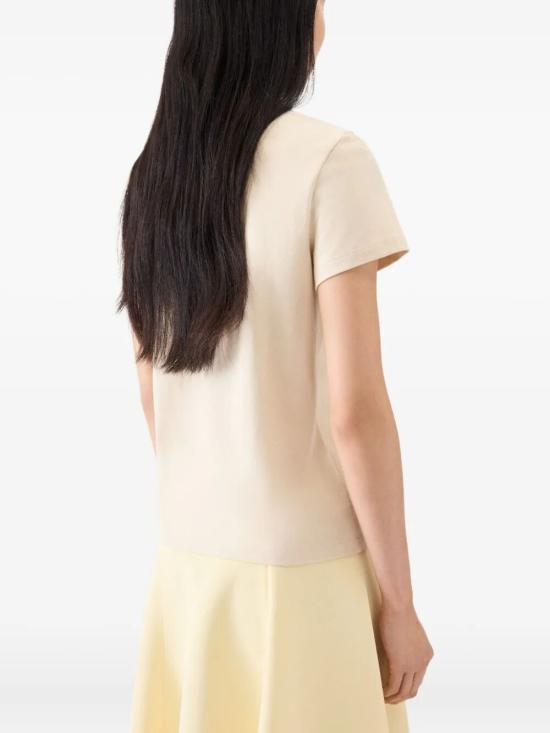 26FW 자크뮈스 그로그랭 로고 솟슬리브 티셔츠 TSW00550AJ00029 131 BEIGE - JACQUEMUS