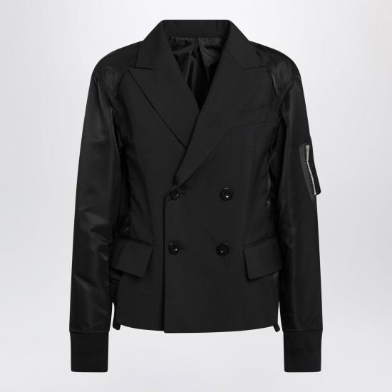 26FW 사카이 자켓 2608564NY 001 BLACK