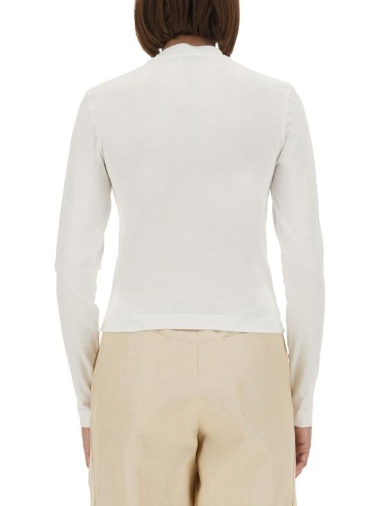 26FW 자크뮈스 그로그랭 로고 롱슬리브 티셔츠 TSW00155AJ00124 100 WHITE - JACQUEMUS