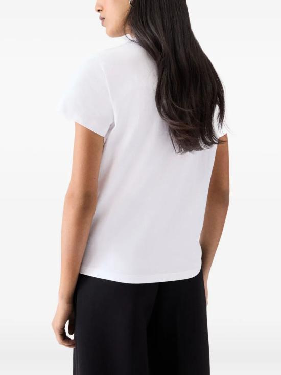26FW 자크뮈스 그로그랭 로고 솟슬리브 티셔츠 TSW00550AJ00029 100 WHITE - JACQUEMUS