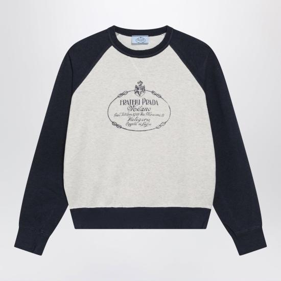 26FW 프라다 긴팔 티셔츠 134732OOO6376 F056F WHITE