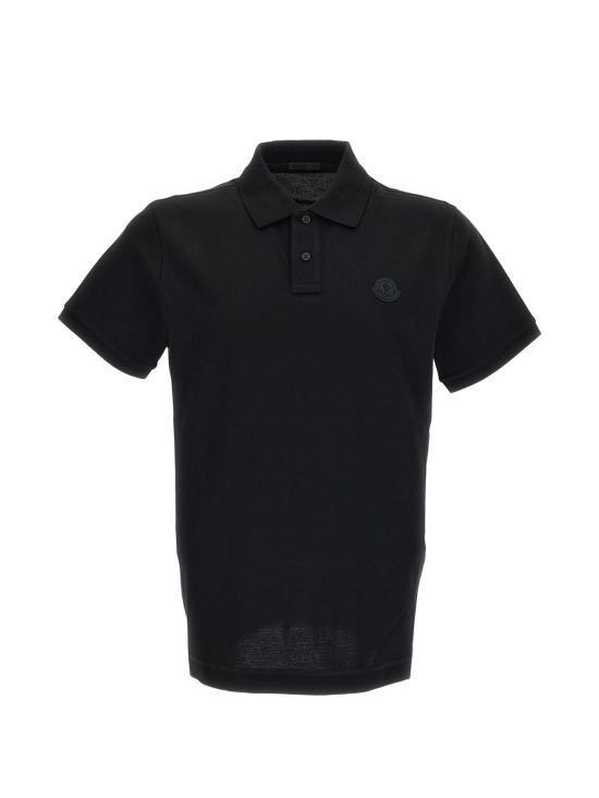 26FW 몽클레어 폴로 티셔츠 8A0001084556 999 BLACK