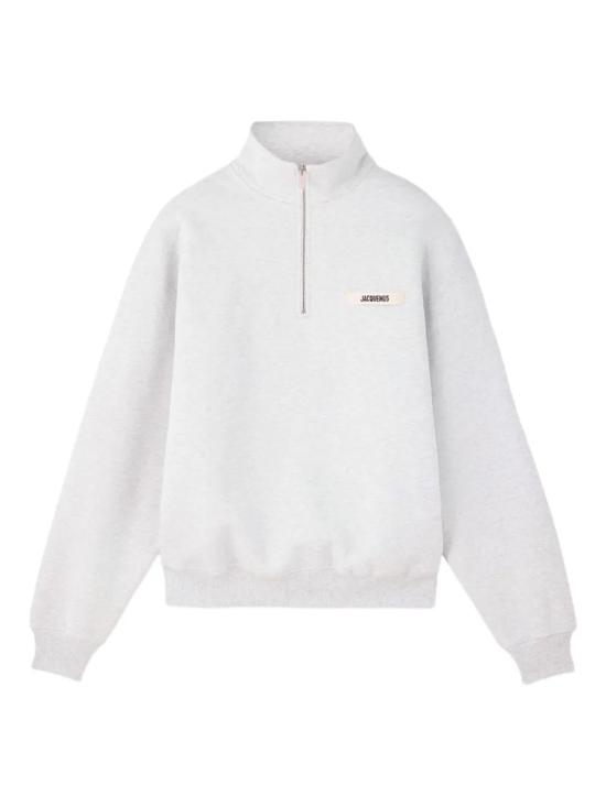 26FW 자크뮈스 하프 집업 스웨트 셔츠 SSM00313AJ00174 951 GREY