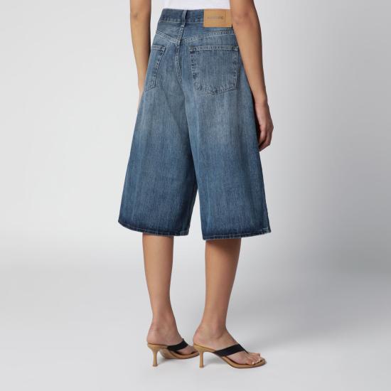 26FW 하이쿠레 데님 숏팬츠 HEW03377DF207CO L0950 BLUE - HAIKURE