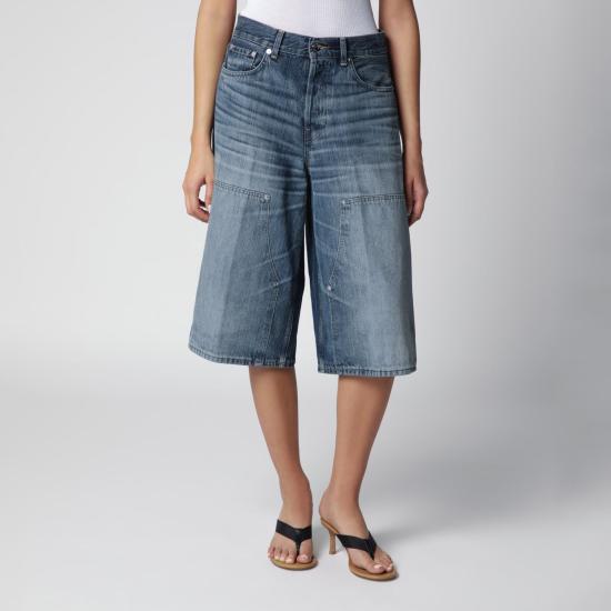 26FW 하이쿠레 데님 숏팬츠 HEW03377DF207CO L0950 BLUE