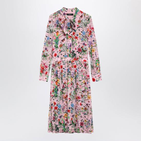 26FW 구찌 롱 원피스 874662ZAU22 5754 MULTICOLOR