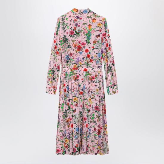 26FW 구찌 롱 원피스 874662ZAU22 5754 MULTICOLOR - GUCCI