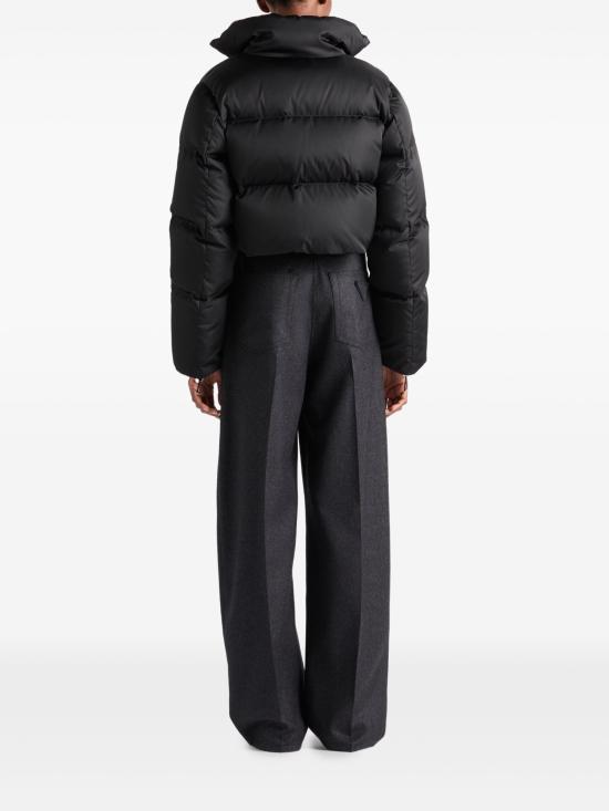 26FW 프라다 크롭 리나일론 다운 재킷 크롭 리나일론 다운 재킷 29D056OOO1WQ8 F0002 BLACK - PRADA