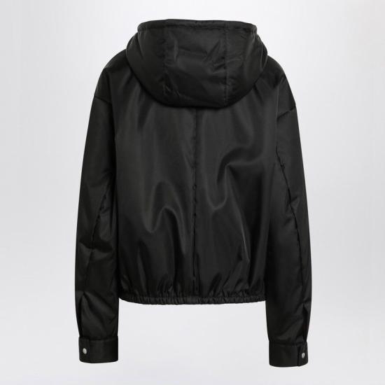 26FW 프라다 리나일론 후드 집업 블루종 자켓 29P246VMO1WQ8 F0002 BLACK - PRADA