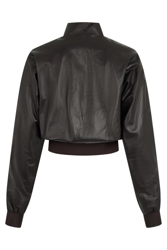 26FW 구찌 가죽 자켓 871997XNBCU 2040 BROWN - GUCCI