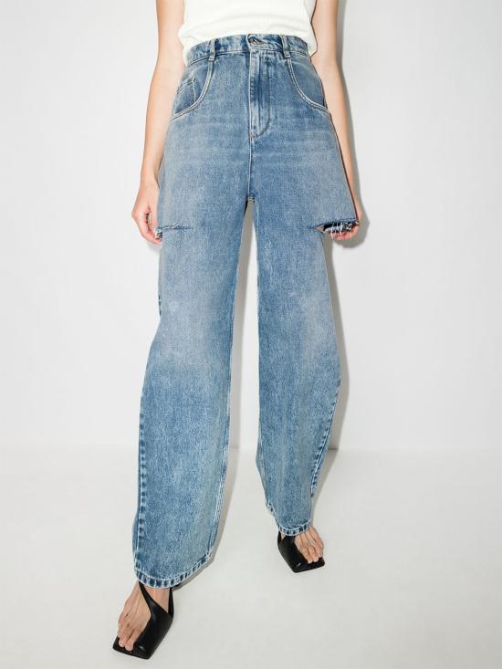 26FW 마르지엘라 코인 슬래쉬 디테일 진 S51LA0051S30513 470 BLUE - MAISON MARGIELA