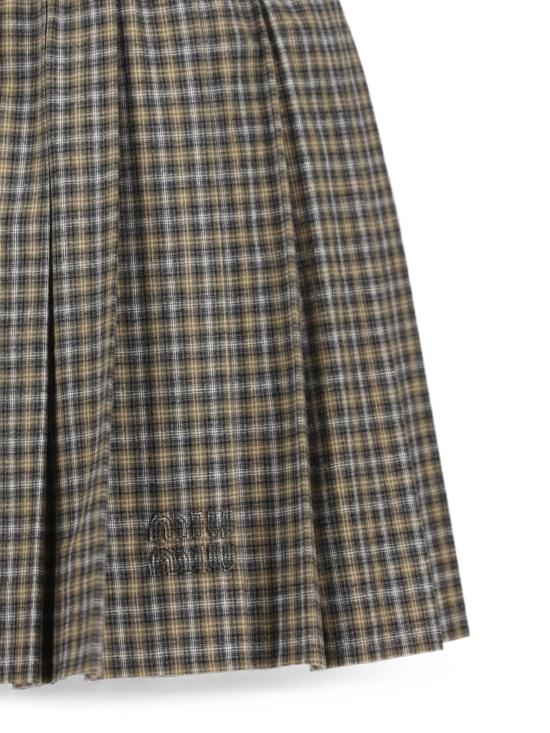 26FW 미우미우 미디 스커트 MG2752OOO6210 F068U GREY - MIU MIU