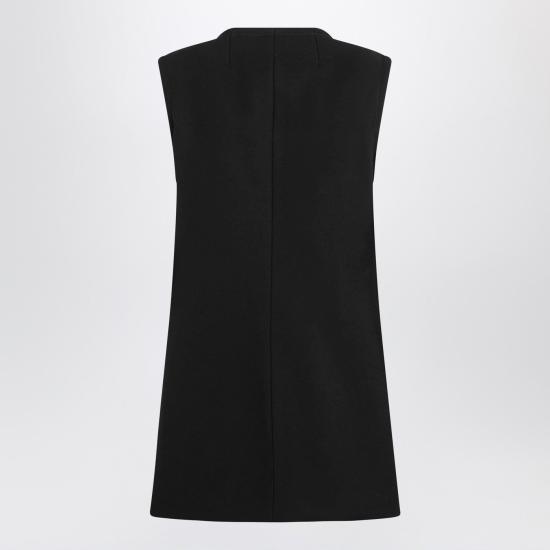 25FW 구찌 맥시 버튼 베스트 846442ZAS46 1000 BLACK - GUCCI