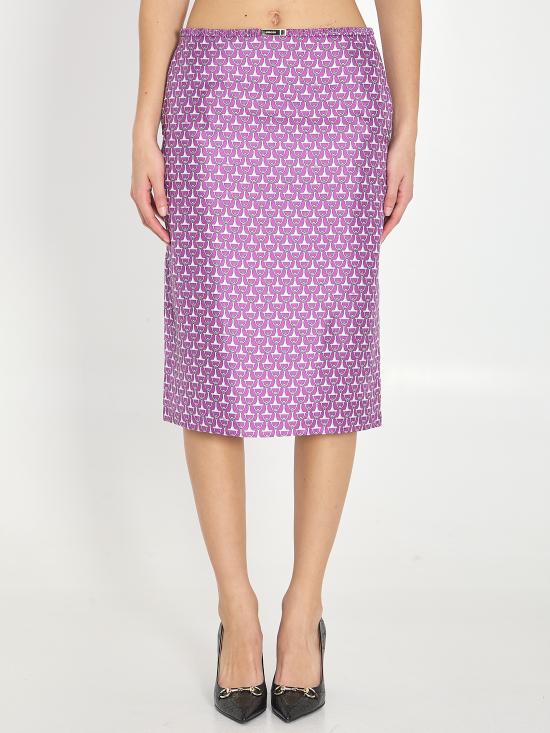 26SS 구찌 미디 스커트 853416ZAUOO 5794 PURPLE