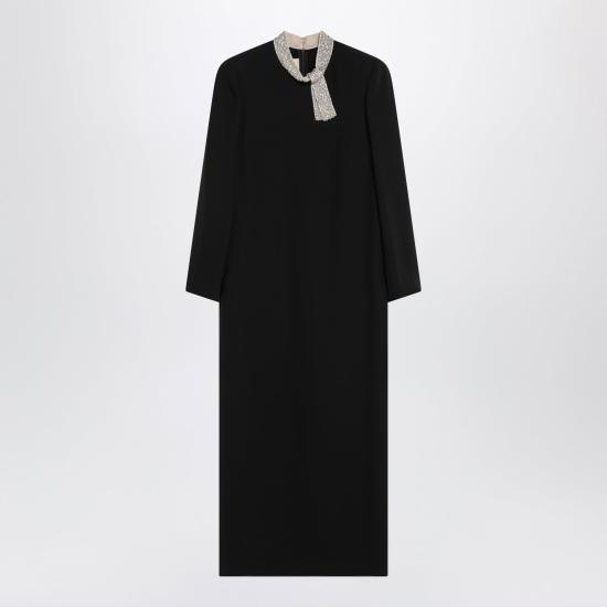 26FW 발렌티노 가라바니 미디 원피스 9B3VAKK11MM NUD BLACK