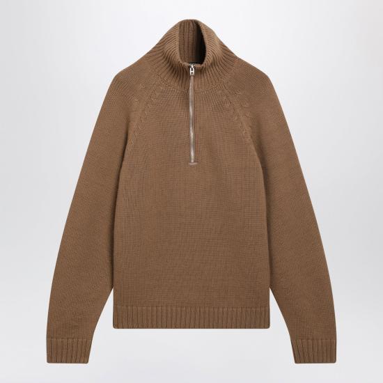 26FW 톰포드 집업 니트 KFL017YMW167 EBN BEIGE