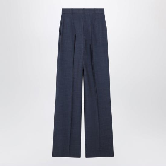 26FW 막스마라 스튜디오 스트레이트 팬츠 MSTCAMBUSAWO 008 BLUE - MAX MARA STUDIO
