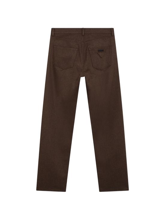 26FW 프라다 스트레이트 팬츠 SPH576OOO6357 F0192 BROWN - PRADA