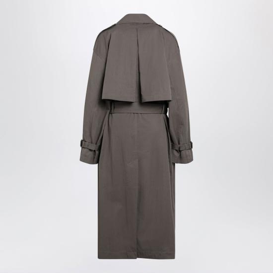 26FW 토템 크리스프 서머 트렌치 코트 크리스프 서머 트렌치 코트 252WRO0197FB0410 079 GREY - TOTEME
