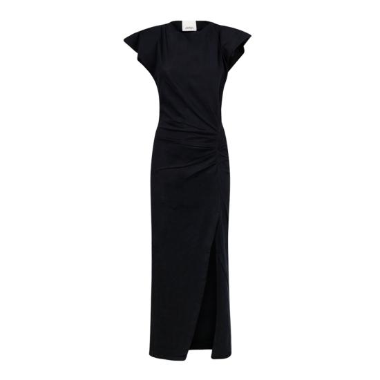 26FW 이자벨마랑 NADELA 나델라 원피스 NADELA 나델라 원피스 RO0307FAA1N41I 01BK BLACK