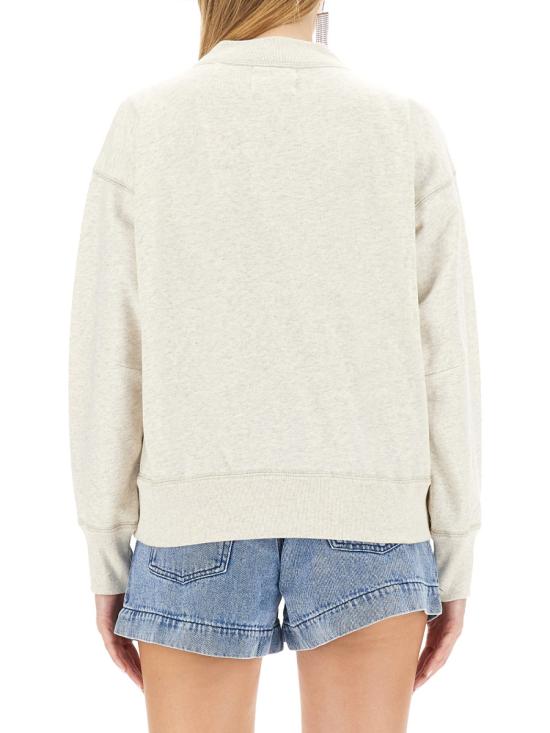 26FW 이자벨마랑에뚜왈 모비 로고 스웨트셔츠 SW0003FAA1M07E 23EC WHITE - ISABEL MARANT ETOILE