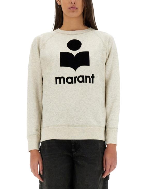 26FW 이자벨마랑에뚜왈 밀리니 코튼 스웨트셔츠 SW0160FAA1M07E 23EC WHITE - ISABEL MARANT ETOILE
