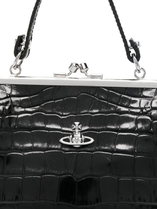 26FW 비비안웨스트우드 그래니 프레임 퍼스 4B010007WL0098 N401 BLACK - VIVIENNE WESTWOOD