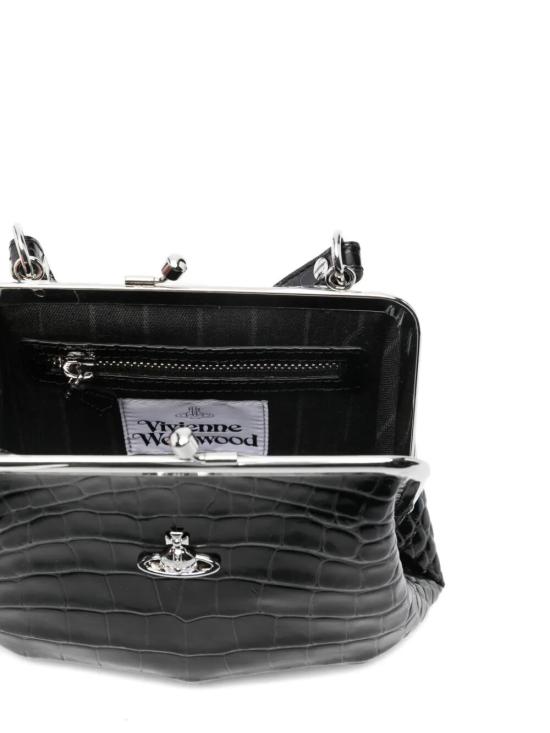 26FW 비비안웨스트우드 그래니 프레임 퍼스 4B010007WL0098 N401 BLACK - VIVIENNE WESTWOOD